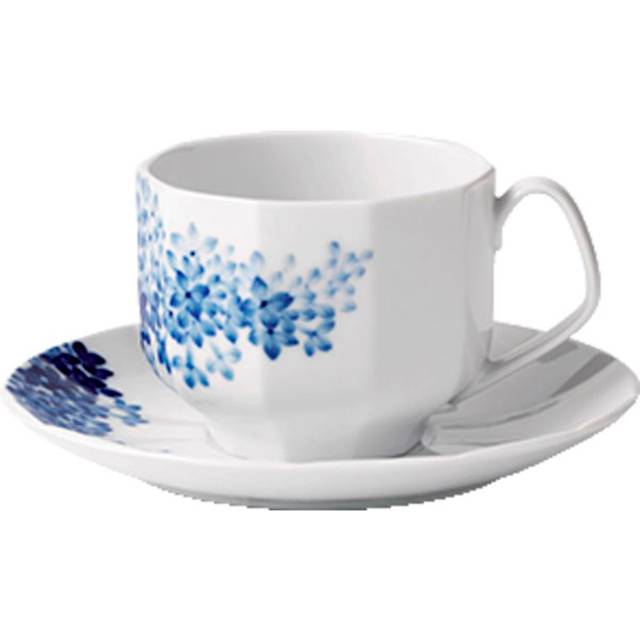 Royal Copenhagen - Flower - Cups and Mugs - Mugg - Cup with under cup - The acid - 22 cl
