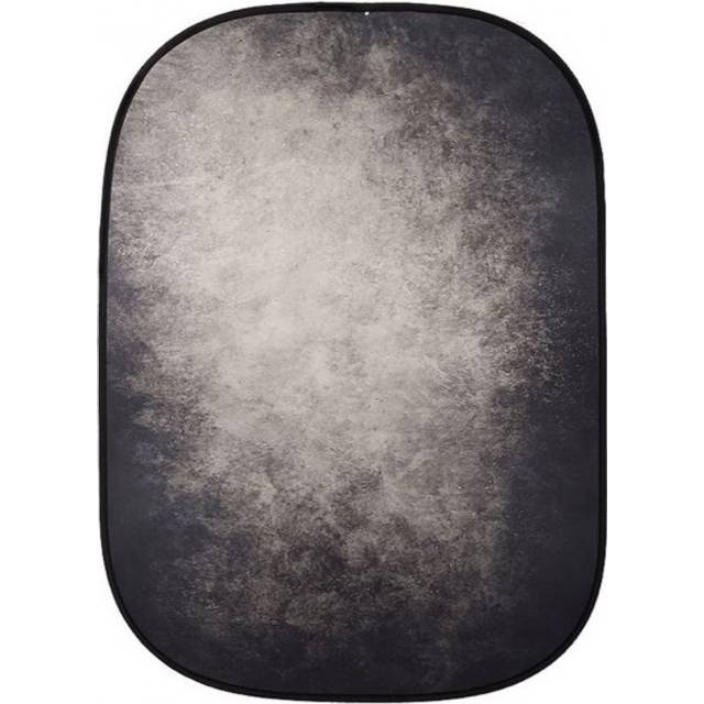 Manfrotto Vintage Collapsible Reversible Background 1.5 x 2.1m - Smoke / Concrete
