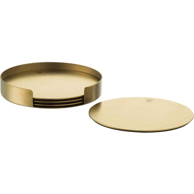 Peak Coasters Incl Holder, 4-Pack