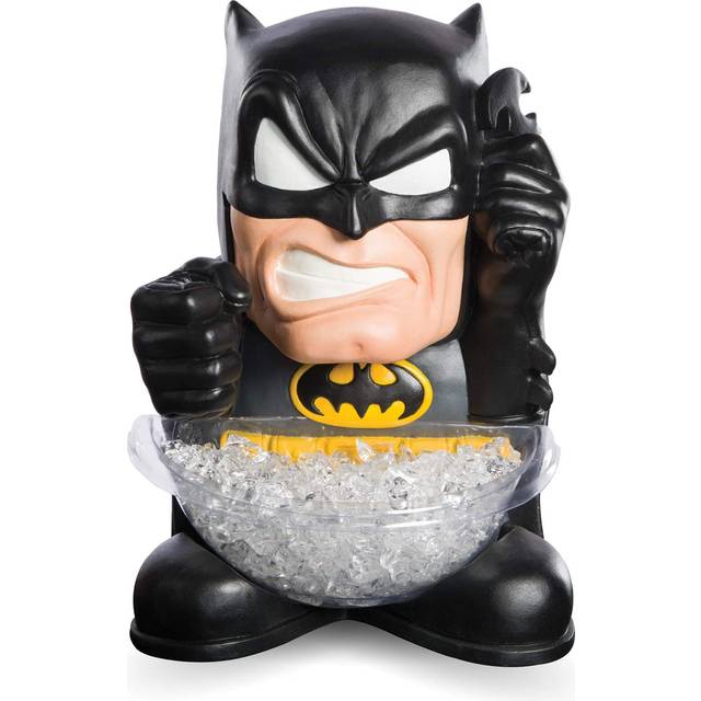 Batman Candy Bowl Holder Halloween Decoration | Batman Decorations - Black&#47;Yellow (One-Size)