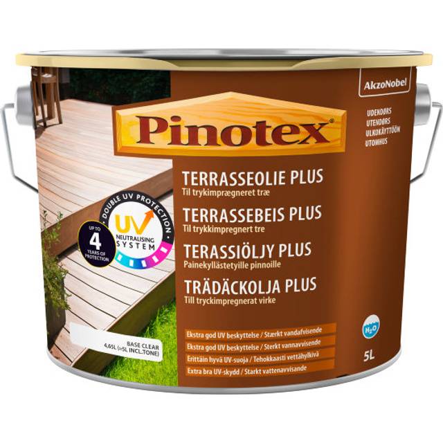 Pinotex terrasseolie transparent 4,65 liter