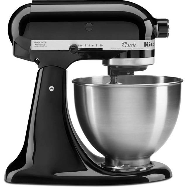 KitchenAid Classic Stand Mixer with 4.3L Bowl in Matte Black