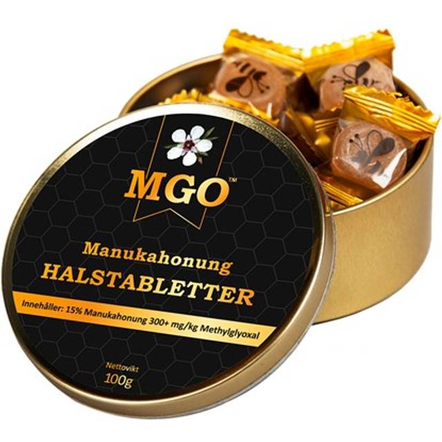 MGO Halstabletter Manukahonung Halstabletter, 100 g