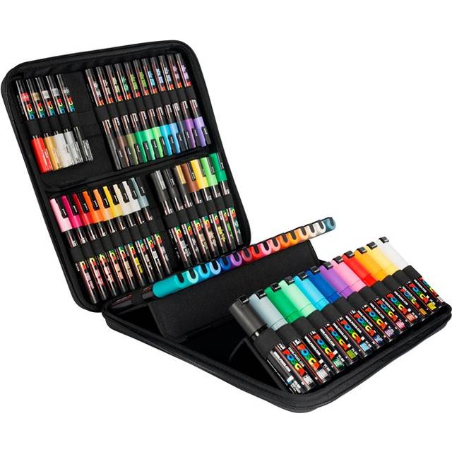 Posca Marker 60-set Rubbercase