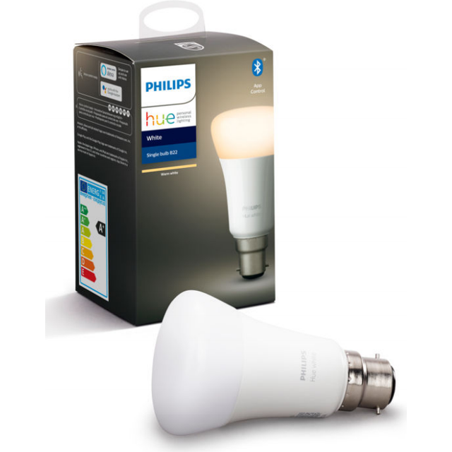 Philips Hue Warm White B22 Bayonet Smart Led Light Bulb Alexa Google Assistant