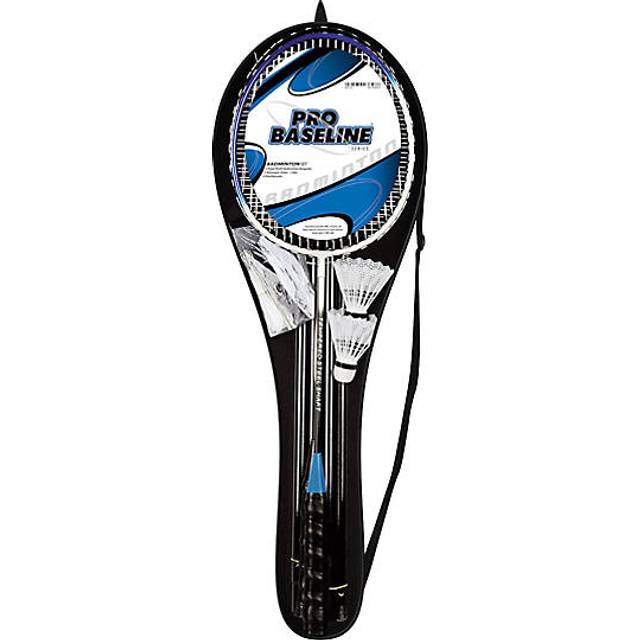 Toyrific Baseline Pro Badminton Set 4 Players Badminton Blauw - One Size