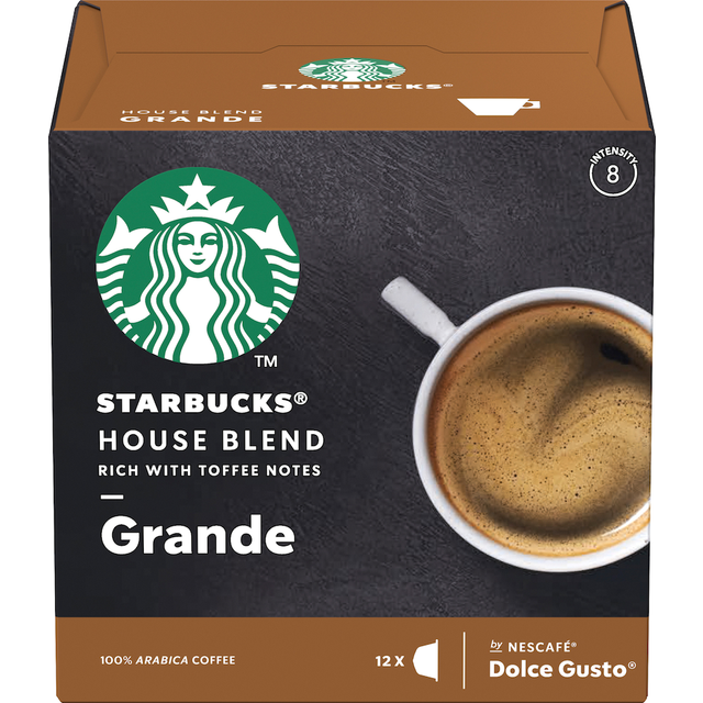 Starbucks | Grande House Blend - 12 kapslar till Nescafé Dolce Gusto