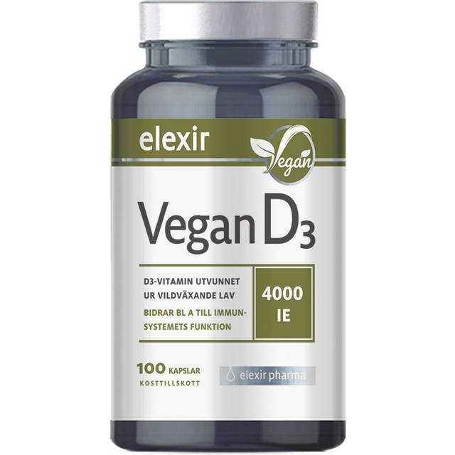 D3-vitamin Vegan 100 kapslar