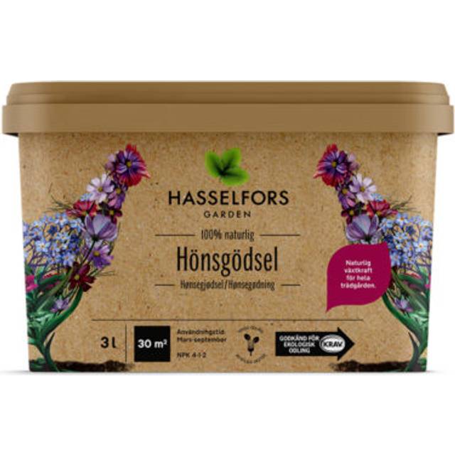 Hasselfors Garden Hönsgödsel 3 liter KRAV