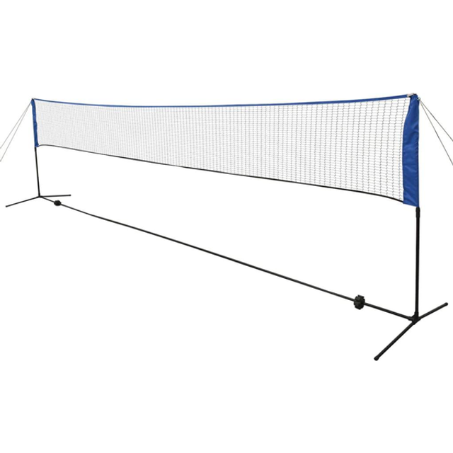 VidaXl Badmintonnät Med Badmintonbollar 600X155 Cm