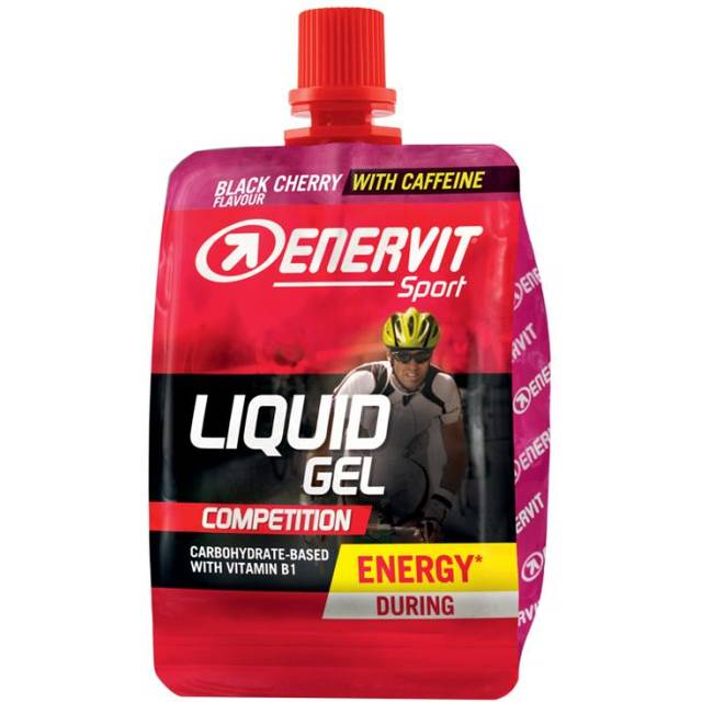 Enervit Liquid Competition 60ml Energigel, BLACK CHERRY