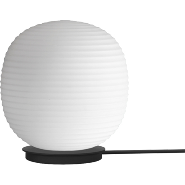 New Works Lantern Globe table lamp medium Frosted white opal glass