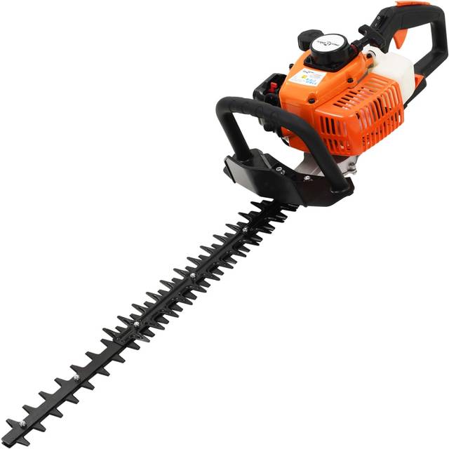 vidaXL Petrol Hedge Trimmer 722 mm Orange and Black