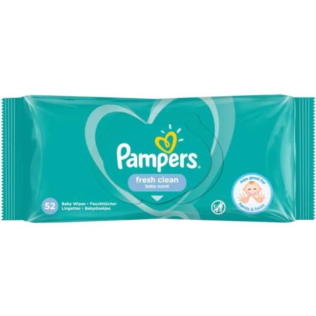 Pampers Fresh Clean Våtservetter - 52 st