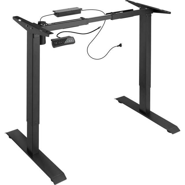 Standing Desk Frame - 2 stage electrically height-adjustable - computer desk, standing desk, pc desk - black