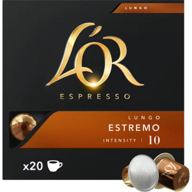 L'OR | Lungo Estremo XL - 20 kapslar till Nespresso®