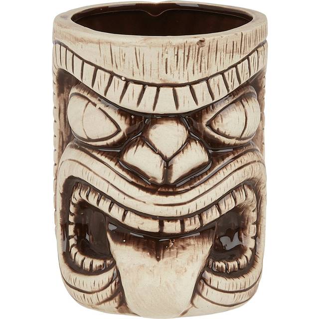 Beaumont Ceramic Toscano Lono Tiki Mug Coffee Brown 450ml (Pack of 24)
