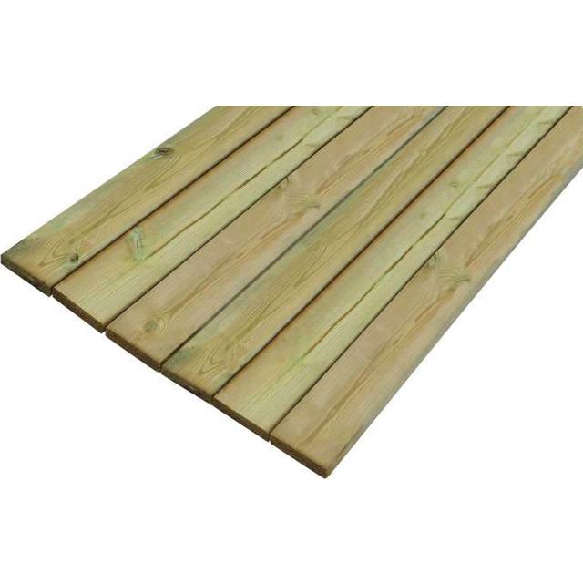 Trall Impregnerad 28 x 120 mm - 4,8 m Södra Wood