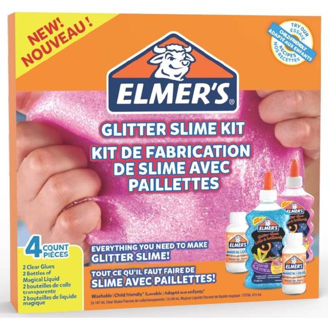 Elmer's Slime Kit Glues and Glitter Pens - Purple & Blue