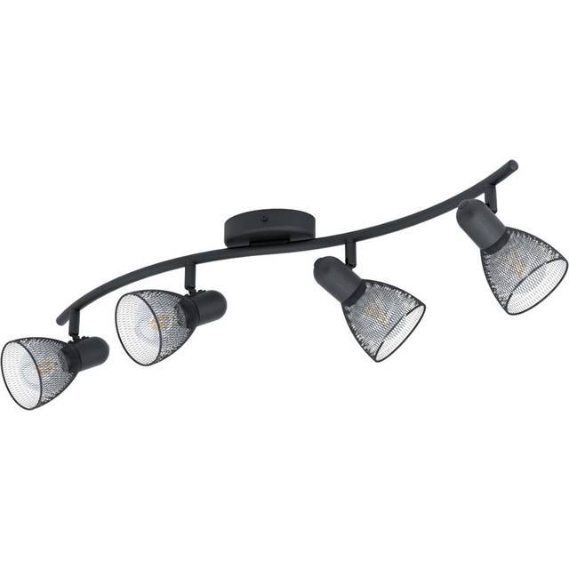 Carovigno 4 Lamp Spotlight Bar Black - Eglo