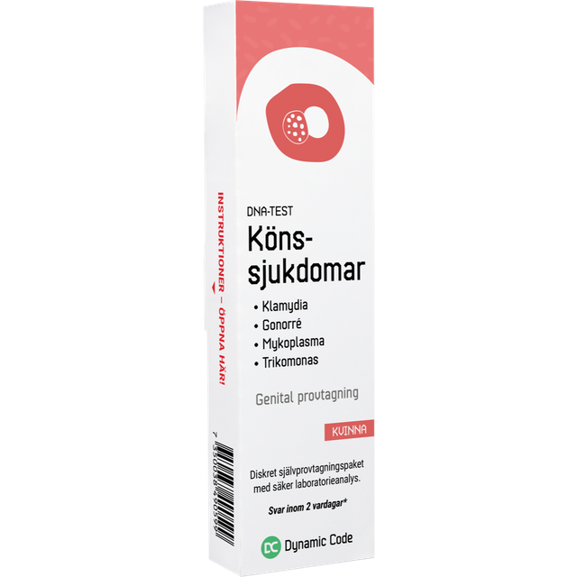 Dynamic Code Könssjukdomar Kvinna Test med självprovtagning, 1 st