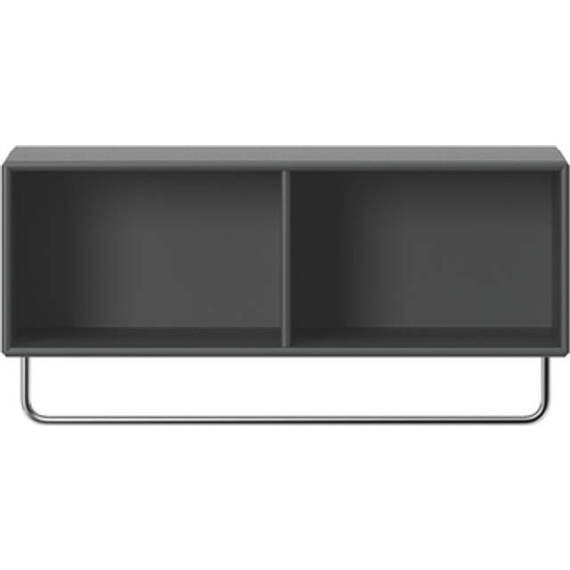 Montana COAT hat shelf with clothes rails Anthracite