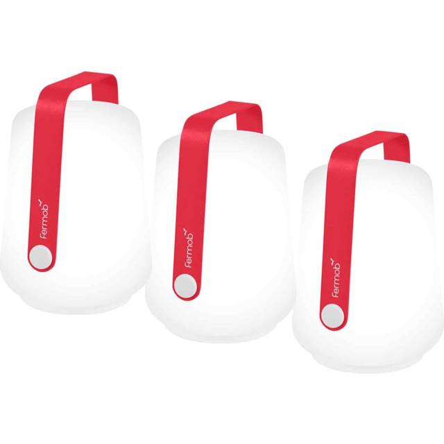 Fermob Balad bordslampa LED 3-pack Red ochre-mini
