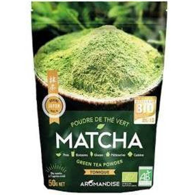 Aromandise Matcha Te Grönt Tepulver Eko - 50 g