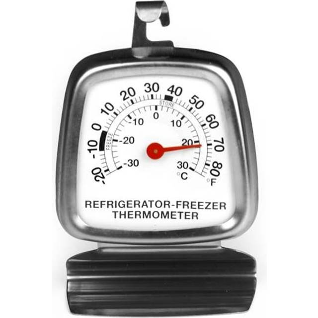 Fridge freezer thermometer stainless steel refrigerator temperature gauge dial