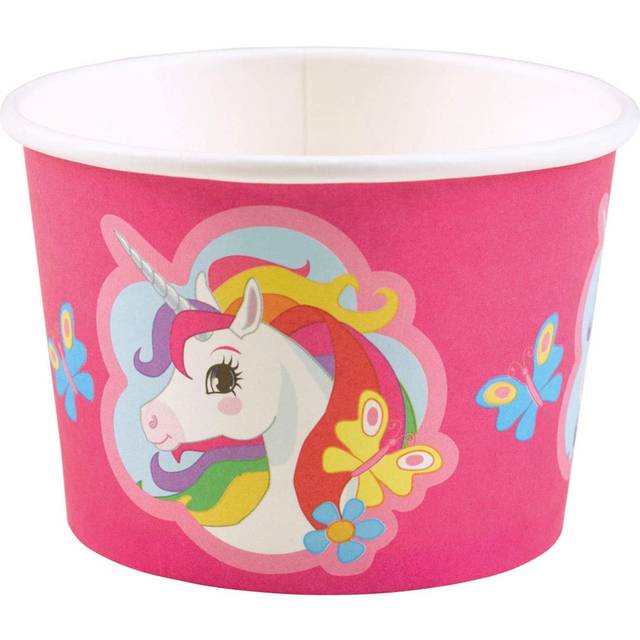Bägare Unicorn Rainbow 8-pack