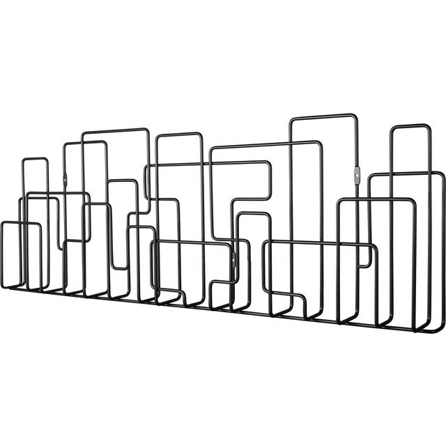 Maze City Sunday tidningshylla Svart