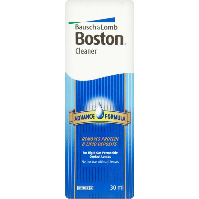 Boston Cleaner (30ml), Contact Lens Solution, For Use With Hard & Gas Permeable Lenses, Includes Case