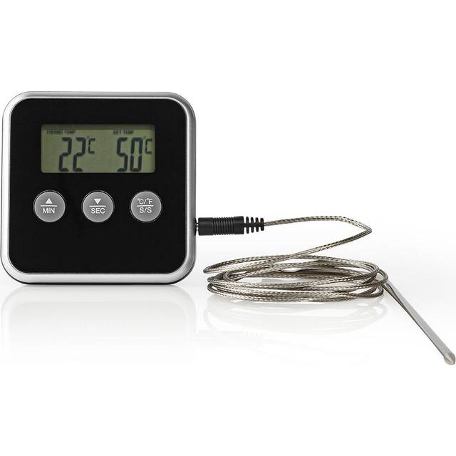 Digital Probe Leave-In LCD Thermometer Temperature Cooking BBQ Meat Poultry Baking Jam Food Eggs