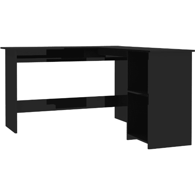 vidaXL L-Shaped Corner Desk Sonoma Oak 120x140x75 cm Engineered Wood - Brown
