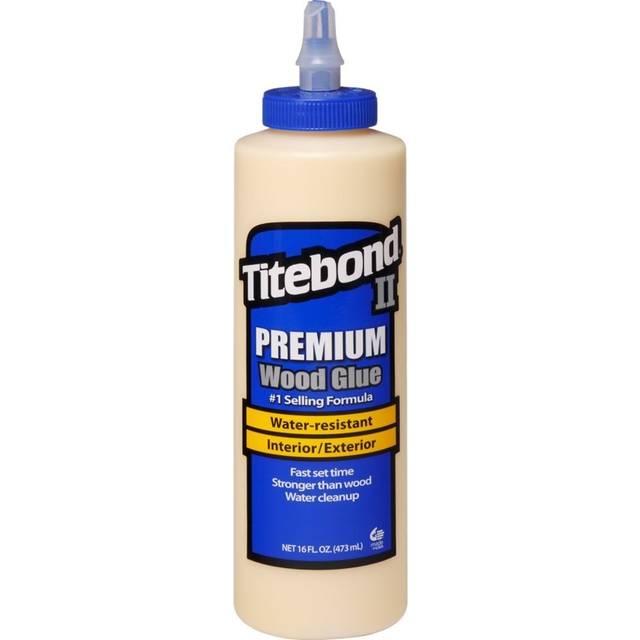 Titebond II Premium Wood Glue - Titebond II 473ml Bottle - Black