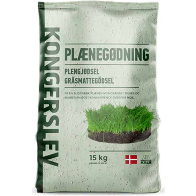 Kongerslev plænegødning NPK 14-3-15, 15 kg. 440000