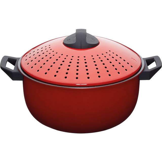KitchenCraft Pasta Pot 4l - Red