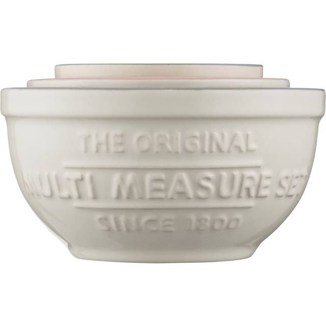 Innovative Kitchen Set of 3 Measuring Cups - White - One Size - Mason Cash
