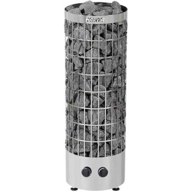 Harvia Cilindro Saunaofen-PC90 9,0 integrierten Steuergerät, Farbe: Edelstahl, 9 kW