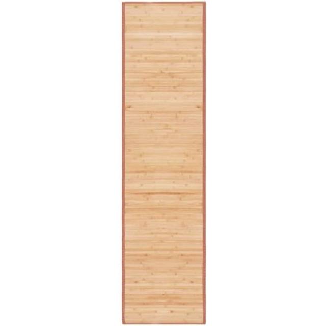 vidaXL Rug Bamboo 80x300 cm Brown