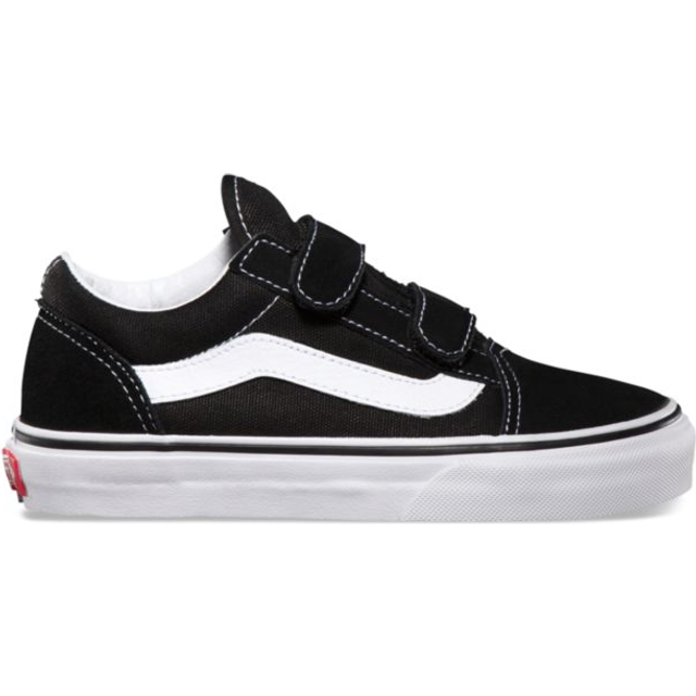 Vans Kids Unisex Old Skool Trainer - Black/White, Black/White, Size 10 Younger