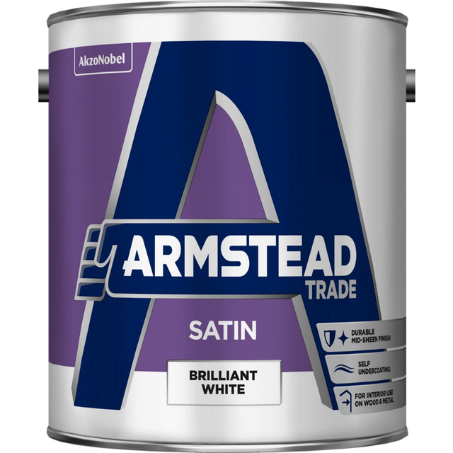 Armstead Trade Quick Dry Satin Brilliant White 2.5L