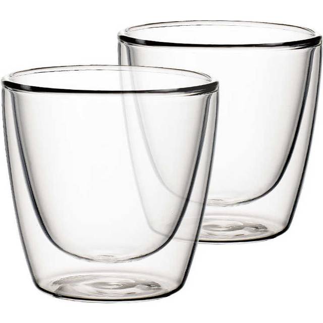 Villeroy och Boch Artesano Hot och Cold Verages Mugg M, set om 2, 220 ml, borosilikatglas, klart