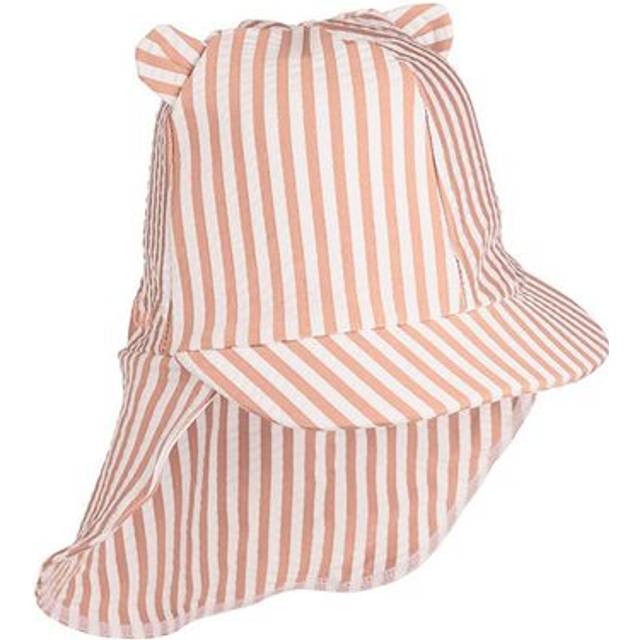 Liewood solhatt Senia stl 3-6 mån, stripe coral blush/creme