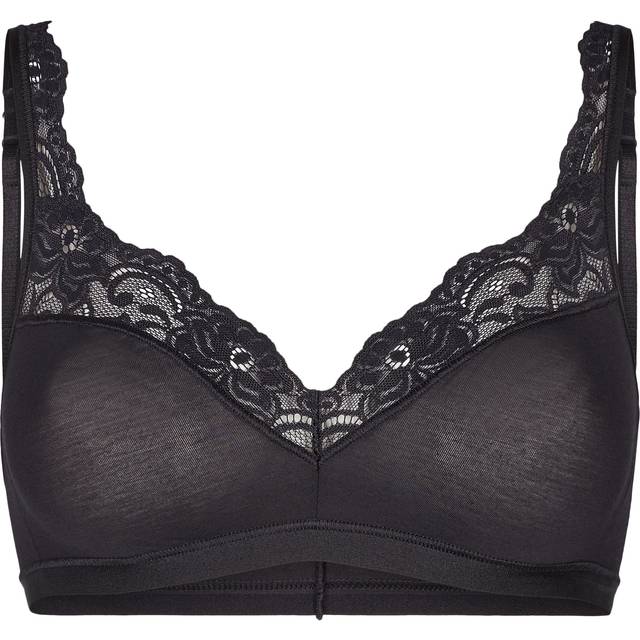 Romance Non-Underwired Bralette - Black - 40B