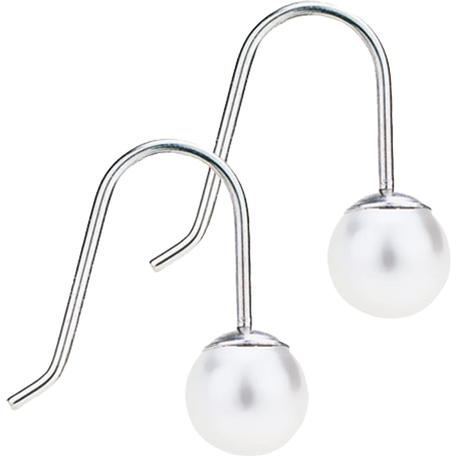 Blomdahl Örhängen Nt Mini Pendant Pearl, White, 6 mm 1 par
