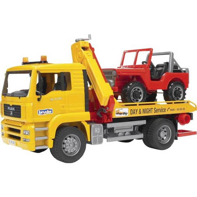 Bruder - Man TGA Breakdowntruck with Cross Country Vehicle (02750)