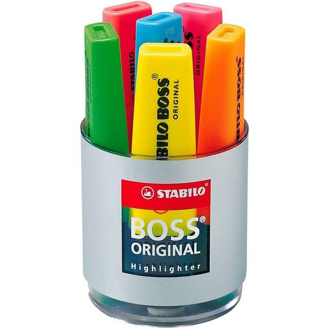 Stabilo Boss Original Highlighter Assorted (Pack of 6) 7006