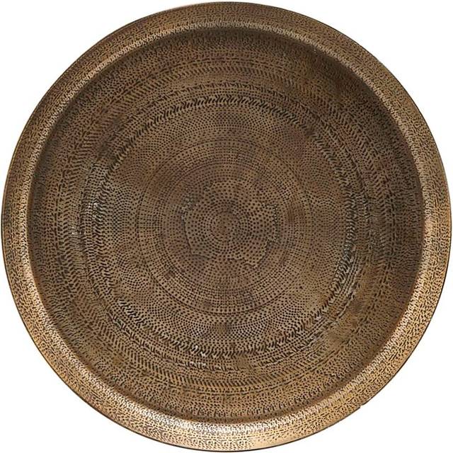 House Doctor Jhansi tray Ø29 cm brass