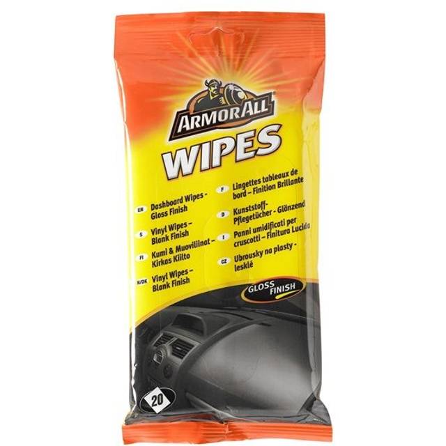 Armor All Ultra Shine Dash Protectant Wipes - Pack of 20